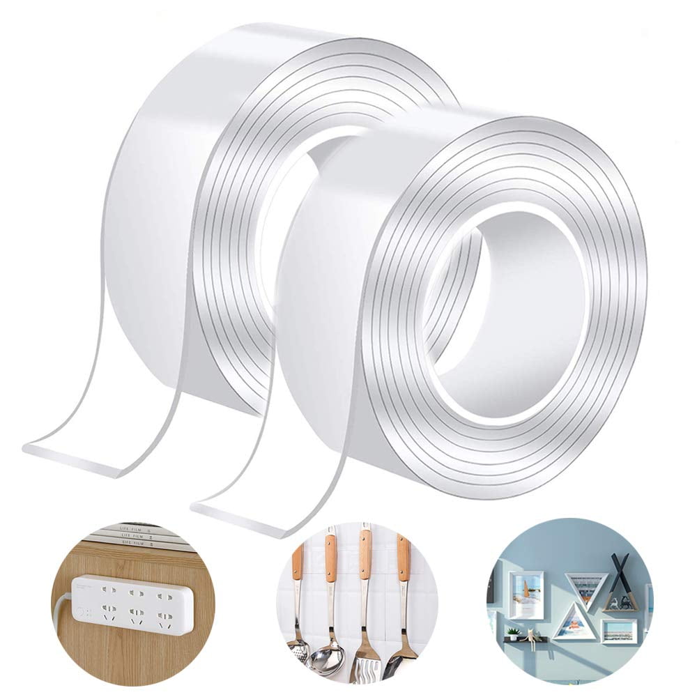 9 84ft 3m Double Sided Tape Heavy Duty Nano Adhesive Mounting Tape Traceless Washable Reusable Clear Gel Grip Sticky Wall Tape For Paste Photos And Posters Carpet Mats Etc 2pcs Walmart Com Walmart Com 9 84ft 3m Double Sided Tape Heavy Duty Nano Adhesive Mounting Tape Traceless Washable Reusable Clear Gel Grip Sticky Wall Tape For Paste Photos And Posters Carpet Mats Etc 2pcs Walmart Com Walmart Com