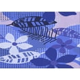 thumbnail image 1 of Ahgly Company Indoor Rectangle Patterned Denim Blue Area Rugs, 3' x 5', 1 of 6