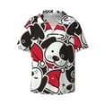 thumbnail image 6 of Kdxio Men's Hawaiian Shirt for Men Short Sleeve Shirt Cute Dog Summer Casual Holiday Beach Button Down T-Shirts, 6 of 7