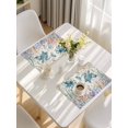 thumbnail image 5 of Vintage Coastal Placemats Set of 4, Sea Turtle Octopus Coral Beach Nautical Placemats for Dining Table, Place Mats for Kitchen Tabletop, Waterproof Wipeable Dining Table Mats Set, 5 of 9