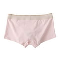 thumbnail image 3 of USNSM Men's Cotton Underwear Trunk Soft Comfortable Breathable Mesh Bulge Pouch Boxer Briefs Pink M, 3 of 6