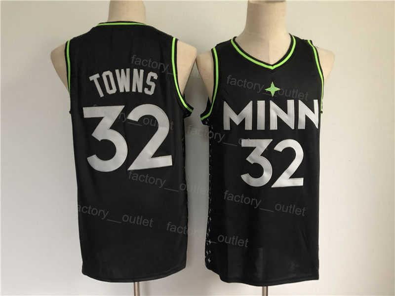 NBA_ jersey Men Basketball Edwards Jersey 1 Karl Anthony-Towns 32 Team  Color Navy Blue Black White For Sport Fans Embroidery And Sewin''nba'' jerseys 