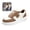 Brown, variant on Willtoo Unisex Platform Sneakers Lace Up Lightweight Casual Board Shoes Breathable Fashion Walking Shoes for Men Women Daily Wear