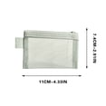 thumbnail image 3 of 10Pcs Small Transparent Mesh Storage Bag, SSZMDLB Transparent Mesh Storage Bag, 3D Portable Organizer with Zipper, Small Multifunctional Storage Pouch for Cosmetics, Jewelry, Stationery, Travel, 3 of 6