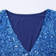 thumbnail image 6 of Blue Women'S Tops, Polyester Plus Size Blouses for Women, Long Sleeve Plus Size Fashion, Shirts for Women Plus Size, Sequin Womens Blouses Plus Size, Carnival Sequin Printed Plus Size Tops Shirt, 6 of 8
