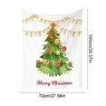 thumbnail image 3 of Christmas Tree Tapestry Christmas Decorations Wall Art for Living Room Bedroom Vintage Santa Wall Hanging Blanket Gift for Women Home Decor Medium 70*100cm Background DecorationTool, 3 of 6