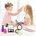 thumbnail image 4 of Muyoka MTFun Kit de juguetes de maquillaje para niños Juego de belleza de maquillaje para niños pequeños lavables con bolsa de cosméticos Princesa Dress Up Juegos de imaginación Juguetes para niños de Muyoka Hogar, 4 of 7