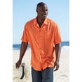 thumbnail image 5 of Kingsize Men's Big & Tall Ks Island Solid Rayon Short-Sleeve Shirt, 5 of 5