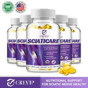 Grevip Sciaticare - with R-ALA, Acetyl L-Carnitine HCL - Nerve Soothing Formula 120pcs (1/3/5 Packs)