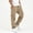 Khaki, variant on Efsteb 5-15 Years School Uniform Pants for Boys Cotton Baggy Drawstring Cargo Pant Elastic Waist Straight Leg Joggers Teen Back to School Trousers, Sports Outdoor ,Hiking Pants with Pockets