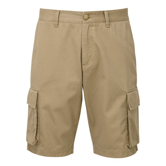 Asquith & Fox - Pantalón Corto Multibolsillos Hombres (Caqui)