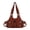 Brown, variant on Angelkiss Hobo Shouder Women PU Wallet With Adjustable Shoulder Straps Crossbody Bag Single Shoulder Bag Multiple Pockets