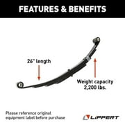 26 Leaf Spring Loaded Length - 2,200 lbs.