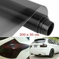 30 X 200cm Light Smoke Black Tint Film Headlights Tail Lights Car Vinyl
