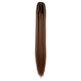 thumbnail image 3 of AynnQueen Ponytail Extension Claw Clip in Pony Tails Hair Extensions Synthetic Wavy Straight Secret Ponytail Hairpiece 18/21 Inch, 3 of 5