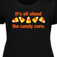 thumbnail image 4 of Inktastic All About the Candy Corn Women's Plus Size T-Shirt, 4 of 5