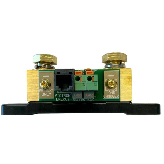 4" Black and Green Shunt for BMV Monitors - 500A/50mV