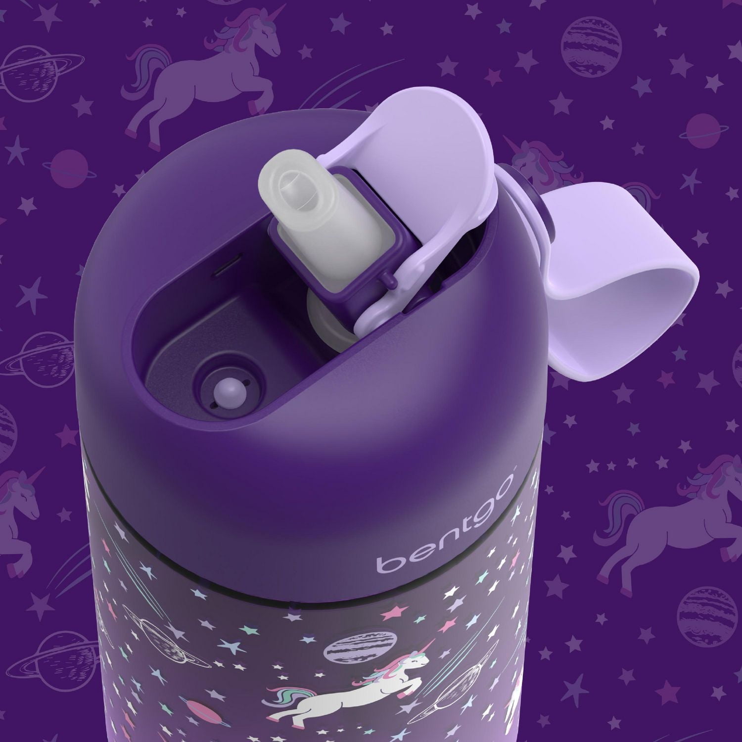 Bentgo Kids Water Bottle - Unicorn 14oz