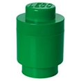 thumbnail image 1 of Caja de almacenamiento Lego Round 1 verde oscuro, 1 of 4