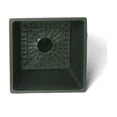 thumbnail image 2 of Valencia 10 In. X 20 In. Square Light Charcoal Plastic Planter With Self-Watering Tray, 2 of 3