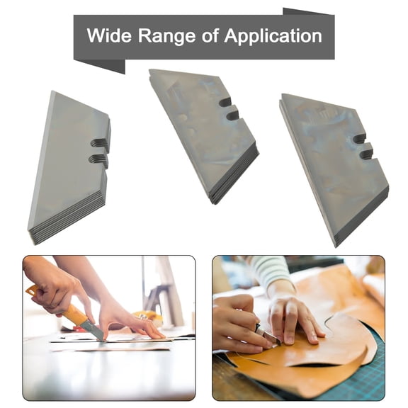 30Pc Set Trapezoidal Blade Replacement Blade Art Craft Cuttertool Multifunction Silver