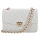 thumbnail image 1 of Bandolera GM LIKKIE acolchada para mujer de piel vegana blanca, 1 of 6