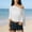 White, variant on Women's Lightweight Mesh Poncho Summer Pullover Sweater Breathable Loose Casual Shawl Wrap Sun Shade Cape for Daily Beach Travel Outings by Gbobgt Beige One Size