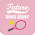 thumbnail image 4 of Inktastic Future Tennis Player Sports Boys or Girls Baby Bib, 4 of 4