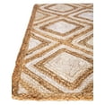 thumbnail image 5 of Unique Loom Braided Jute Collection Area Rug - Bengal (3' 3" x 5' 1" Rectangle Natural/Ivory), 5 of 7