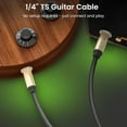 thumbnail image 3 of Zeiwohndc Guitar Connection Cable 6.35mm Male to Male Noise Reduction Sound Cable, 3 of 16