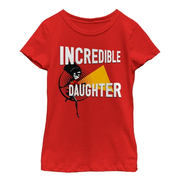 Girl's The Incredibles 2 Violet Incredible Daughter Graphic Tee Red Medium