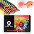 thumbnail image 6 of 36 Colors Water Colored Pencil Drawing Painting Water Soluble Color Pencils Stationery Gift, 6 of 21