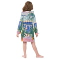 thumbnail image 7 of FORMRS Niños Bathrobe Unisex Hooded Robe Soft Plush Pajamas Sleepwear, Size 2-3T, Boat Seaside, 7 of 7