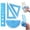 Blue, variant on Flexible Geometry Ruler Set,7.87in Bendable Measuring Kit 4‑Piece,Clear Soft Plastic Protractor Triangle Rulers for Drafting Craft DIY Graphic Work,Value‑Practical Option
