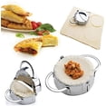 thumbnail image 1 of Stainless Steel Dumpling Maker Dough Cutter Ravioli Empanada Press Mold, Pierogi Wrapper Pastry Tools Large, 1 of 7