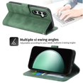 thumbnail image 2 of Funda Tipo Billetera para Samsung Galaxy S25 FE Carcasa Abatible con Porta Tarjetas, Bolsillo para Efectivo, Soporte Ajustable, Cierre Magnético y Correa de Muñeca Verde, 2 of 6