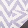 thumbnail image 6 of Safavieh Dhurries Bentley Geometric Runner Rug, Purple/Ivory, 2'6" x 8', 6 of 10