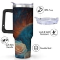 thumbnail image 2 of Wolf and Rose Dreamcatcher Stainless Steel Insulated Mug with Lid and Handle, 30oz, 2 of 4