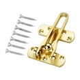 thumbnail image 4 of Cerradura de puerta con barra oscilante, cerradura de puerta de seguridad, herrajes para puertas de alta resistencia, pestillo abatible para Dorado, 4 of 9