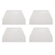 thumbnail image 1 of 4piezas 19 cm x 12.5cm Raspador Espatula Herramienta de Decoracion Plano Plastico Blanco para Pastel, 1 of 5