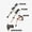 Khaki, variant on HOARBOEG Outdoor Backpack Buckle Clip Hiking Bag Fabricate Accessories Bundling And Fixing Clip Outdoor Equipment Accessories