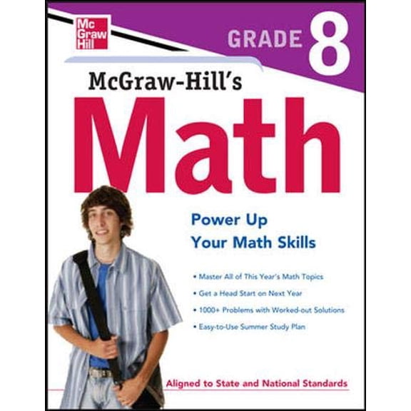 Pre-Owned McGraw-Hill's Math Grade 8 Paperback