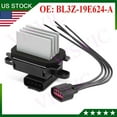 thumbnail image 2 of BL3Z-19E624-A For Ford F150 Heater Fan HVAC Blower Motor Resistor Module, 2 of 12