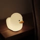 thumbnail image 4 of Luz de noche de pato, lindo animal de silicona, luz nocturna, lámpara de mesa recargable, lámpara de noche con sensor táctil para bebés, niñas, mujeres, dormitorios,, 4 of 5