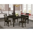 thumbnail image 3 of HECA5-CAP-W 5 Pc Dining room set for 4-Table with Leaf along with 4 Dining Chairs., 3 of 3