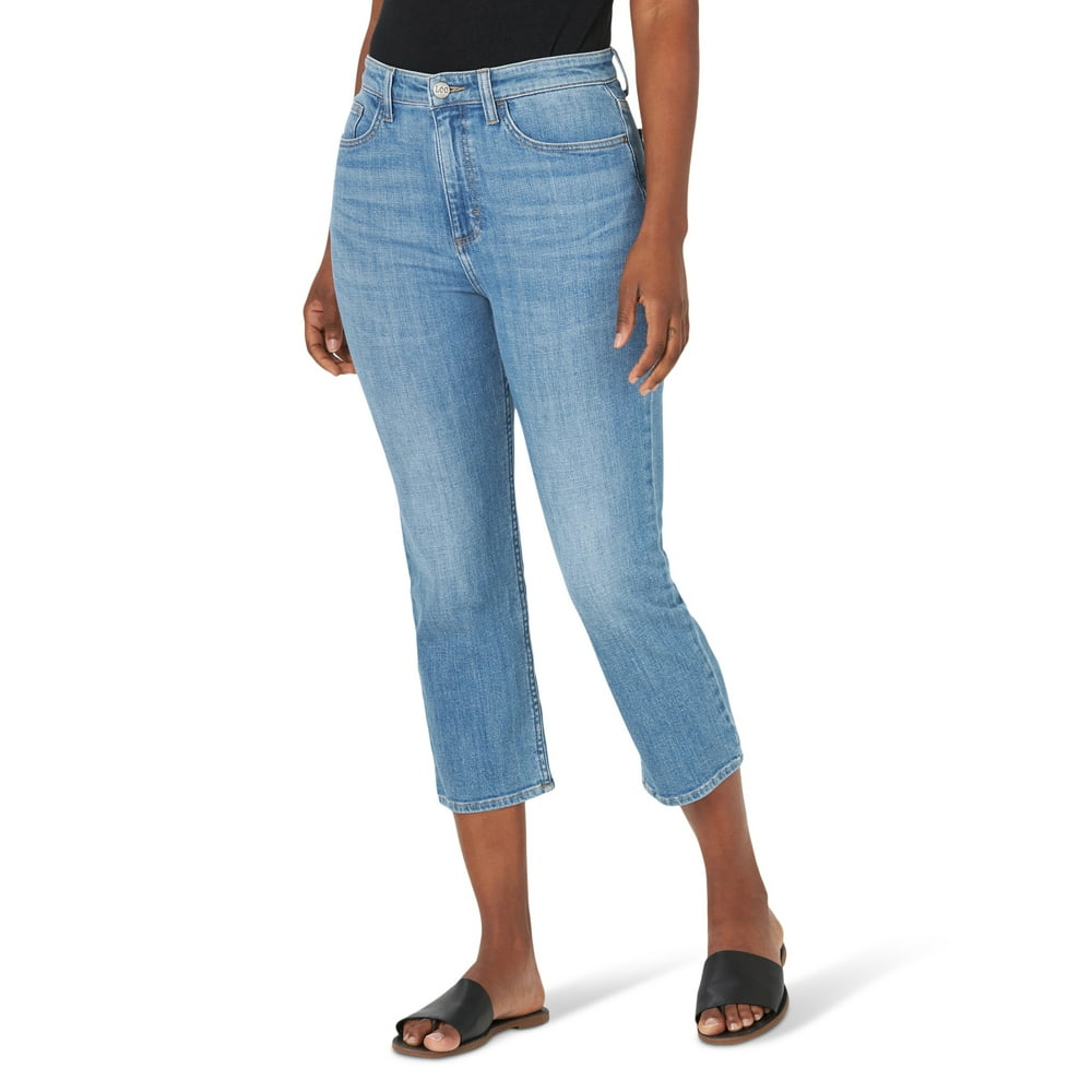 Lee Lee Women's Straight Leg Cropped Jean