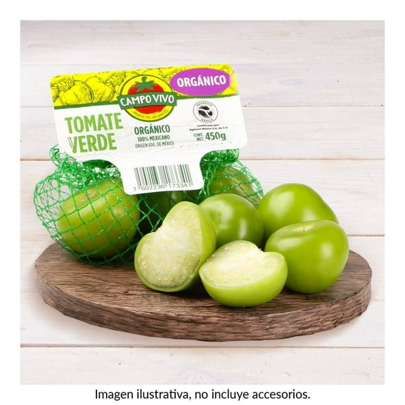 Tomate verde orgánico Campo Vivo 450 g