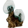 thumbnail image 3 of Cohasset Gifts & Garden Standing Double Molten Glass Sculpture, 3 of 3