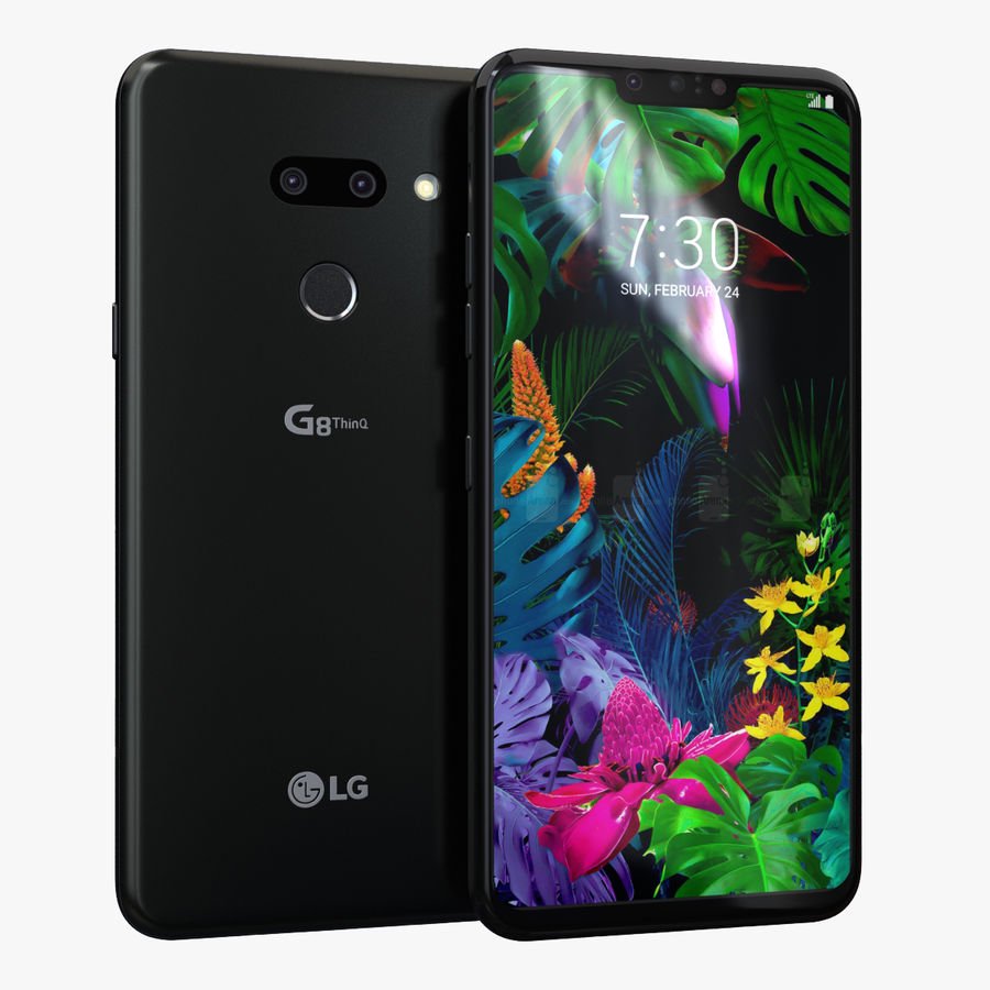 LG G8 ThinQ LMG820UM 128GB Aurora Black Unlocked Refurbished Grade