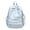 Blue, variant on Black Polka Dot Backpack Bow Backpack - Coquette Back Pack with Lace Trim & Plush Charm, Kawaii Casual Daypack for Classes travel Coquette Backpack Lace Backpack